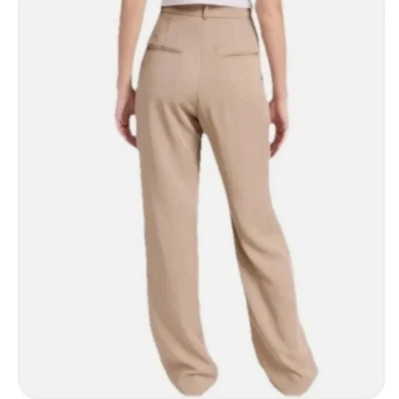 NWT, Reformation, Mason Trousers Pant, Camel, Women’s 8 - Picture 15 of 16